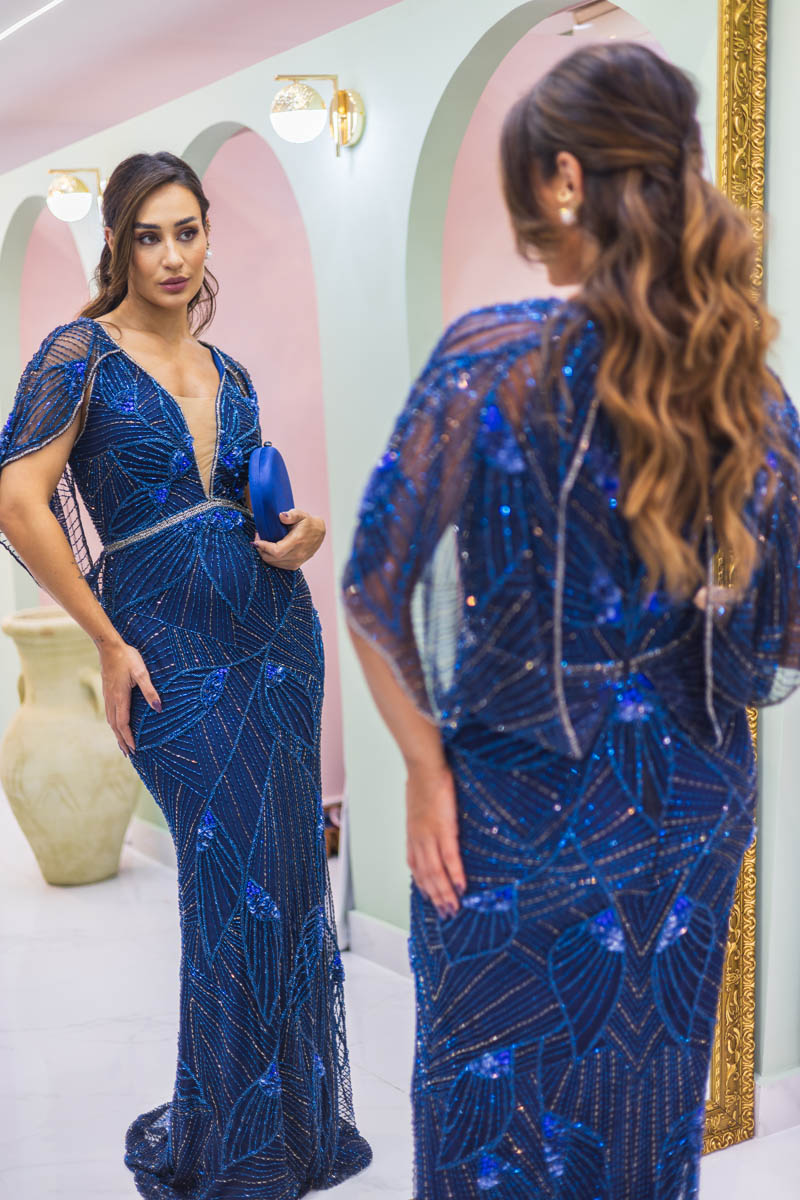 Vestido Azul Marinho VTD039